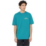 Blåa Kortärmade T-shirts stora storlekar från Dickies på rea i Storlek XXL i Jerseytyg för Herrar 