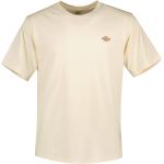 Sandfärgade Kortärmade T-shirts stora storlekar från Dickies på rea i Storlek XXL med Rund ringning i Jerseytyg för Herrar 
