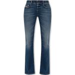 Mörkblåa Boot cut jeans från Diesel på rea i Storlek L för Damer 