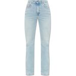 Ljusblåa Boot cut jeans från Diesel i Storlek L för Damer 