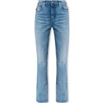 Blåa Boot cut jeans från Diesel på rea i Storlek L för Damer 