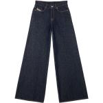Blåa Boot cut jeans från Diesel för Damer 