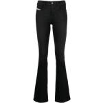 Svarta Flare jeans från Diesel på rea i Storlek XXS för Damer 