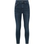 Super skinny Mörkblåa High waisted jeans från Diesel på rea med L32 med W27 i Storlek L i Denim för Damer 
