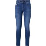 Blåa Slim fit jeans från Diesel på rea med L30 med W28 i Denim för Damer 
