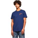 Ekologiska Blåa Kortärmade T-shirts stora storlekar från Diesel på rea i Storlek XXL i Jerseytyg för Herrar 