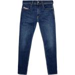 Rockiga Mörkblåa Skinny jeans från Diesel på rea i Storlek M för Damer 