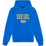 Blåa Huvtröjor från Diesel på rea i Bomullsblandning för Herrar 