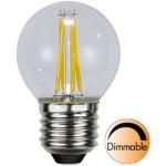 Dimbar Klotlampa Filament LED 4,2W 470lm E27