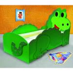 Gröna Barnsängar från Skånska Möbelhuset med Dinosaurier 