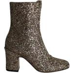 Hållbara Gula Ankle-boots med glitter från Dior på rea i Läder för Damer 