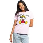 Ljusrosa Disney T-shirts i Storlek XS i Bomull för Damer 