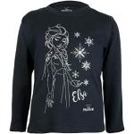 Svarta Frozen Elsa Långärmade T-shirts för Flickor i Storlek 98 från Amazon.se 