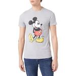 Gråa Disney T-shirts stora storlekar i Storlek M i Bomull för Herrar 