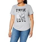 Disney kvinnors sann kärlek t-shirt, Grå (sportgrå), 38 SE