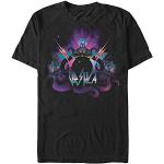 Svarta Kortärmade Maleficent Kortärmade T-shirts i Storlek M för Herrar 