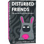 Disturbed Friends FRDF79459 partyspel vänner förbjudna | Perfekt för upp till 4 roliga vuxenlekar, svart/rosa
