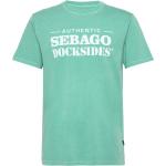 Gröna T-shirts från Sebago för Herrar 