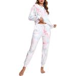 Sexiga Vinter Batik-mönstrade Pyjamasbyxor 2 delar i Storlek L i Polyester för Damer 
