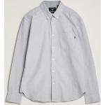 Ljusgråa Oxford-skjortor från Dockers med stretch i Storlek M med Button down i Bomull för Herrar 