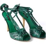 Gröna Damsandaler från Dolce & Gabbana på rea i storlek 41 