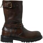 MC/Biker wear Bruna Ankle-boots från Dolce & Gabbana på rea i Läder för Herrar 