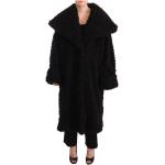 Svarta Fuskpälsjackor från Dolce & Gabbana på rea i Lammskinn för Damer 