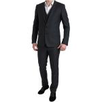 Formella Svarta Slim fit kostymer från Dolce & Gabbana på rea i Viskos för Herrar 