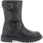 MC/Biker wear Svarta Ankle-boots från Dolce & Gabbana på rea med Klackhöjd 3cm till 5cm i Kalvskinn för Herrar 