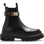 Svarta Chelsea-boots från Dolce & Gabbana på rea i Kalvskinn för Damer 