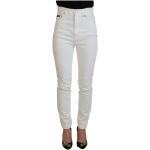 Off white Skinny jeans från Dolce & Gabbana på rea för Damer 
