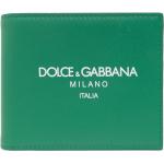 Gröna Skinnplånböcker från Dolce & Gabbana i Läder för Herrar 