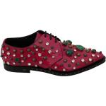 Rosa Brogue-skor från Dolce & Gabbana på rea i Läder för Damer 