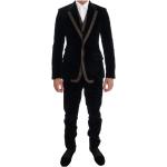 Svarta Bröllops Slim fit kostymer från Dolce & Gabbana på rea för Herrar 