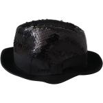 Svarta Fedora hattar med paljetter för Herrar 