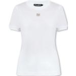 Vita Kortärmade T-shirts från Dolce & Gabbana på rea i Bomull för Damer 
