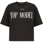 Dolce & Gabbana Top Model T-shirt Black, Dam