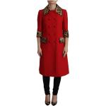 Röda Trenchcoats från Dolce & Gabbana på rea för Damer 
