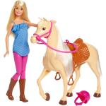 Flerfärgade Barbie Dockor med Hästar med Häst-tema 