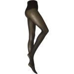 Doris Dots Tights 40D Designers Pantyhose & Leggings Black Swedish Stockings