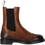 Ljusbruna Chelsea-boots från Doucal's på rea med Klackhöjd till 3cm i Läder för Damer 