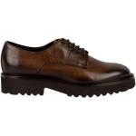 Bruna Derby-skor från Doucal's på rea med Klackhöjd till 3cm i Läder för Damer 