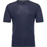 Dovre Wool T-Shirt Tops T-shirts Short-sleeved Blue Dovre