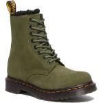 Gröna Fodrade boots från Dr. Martens 1460 på rea i storlek 41 i Nubuck för Damer 