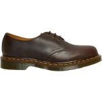 Mörkbruna Oxford-skor från Dr. Martens Crazy med Hästar i Läder för Damer 