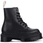 Veganska Svarta Ankle-boots från Dr. Martens Jadon Halksäkra med Snörning med Klackhöjd till 3cm i Läder för Damer 