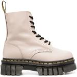 Beige Ankle-boots från Dr. Martens på rea med Snörning i PVC för Damer 
