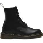 Svarta Ankle-boots från Dr. Martens på rea med Snörning i Läder för Flickor 