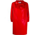 Röda Vindtäta Trekvartsärmade Klänningar med fickor från MSGM på rea i Storlek XS för Damer 