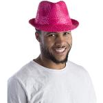 Rosa Festliga Fedora hattar med paljetter för Herrar 